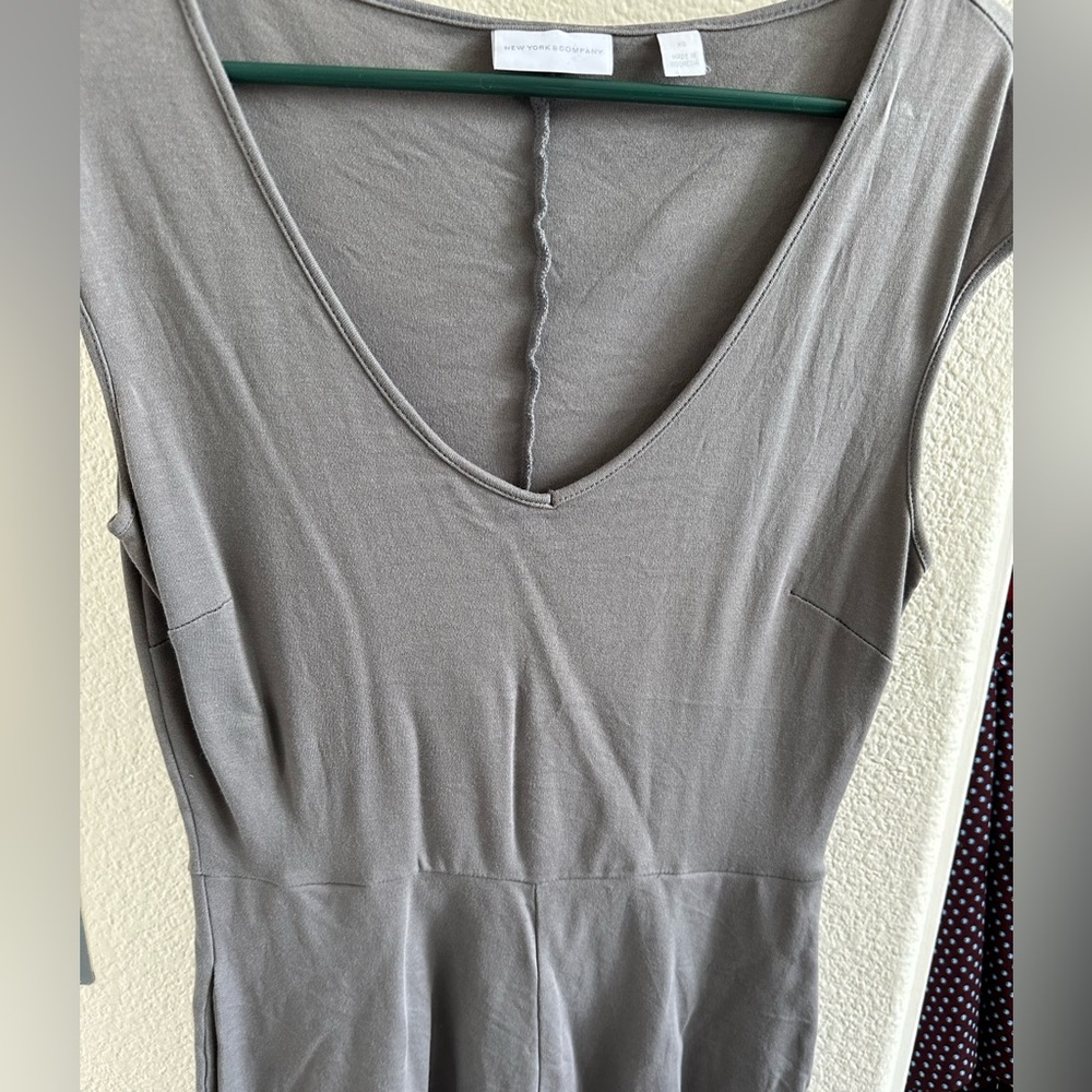 New York & Company deep v-neck dress